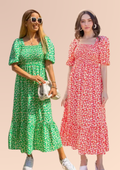 Classy Printed Maxi Dress Combo 6