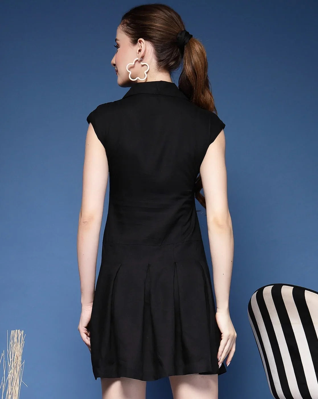 Elegant Muse Sleeveless Mini Dress