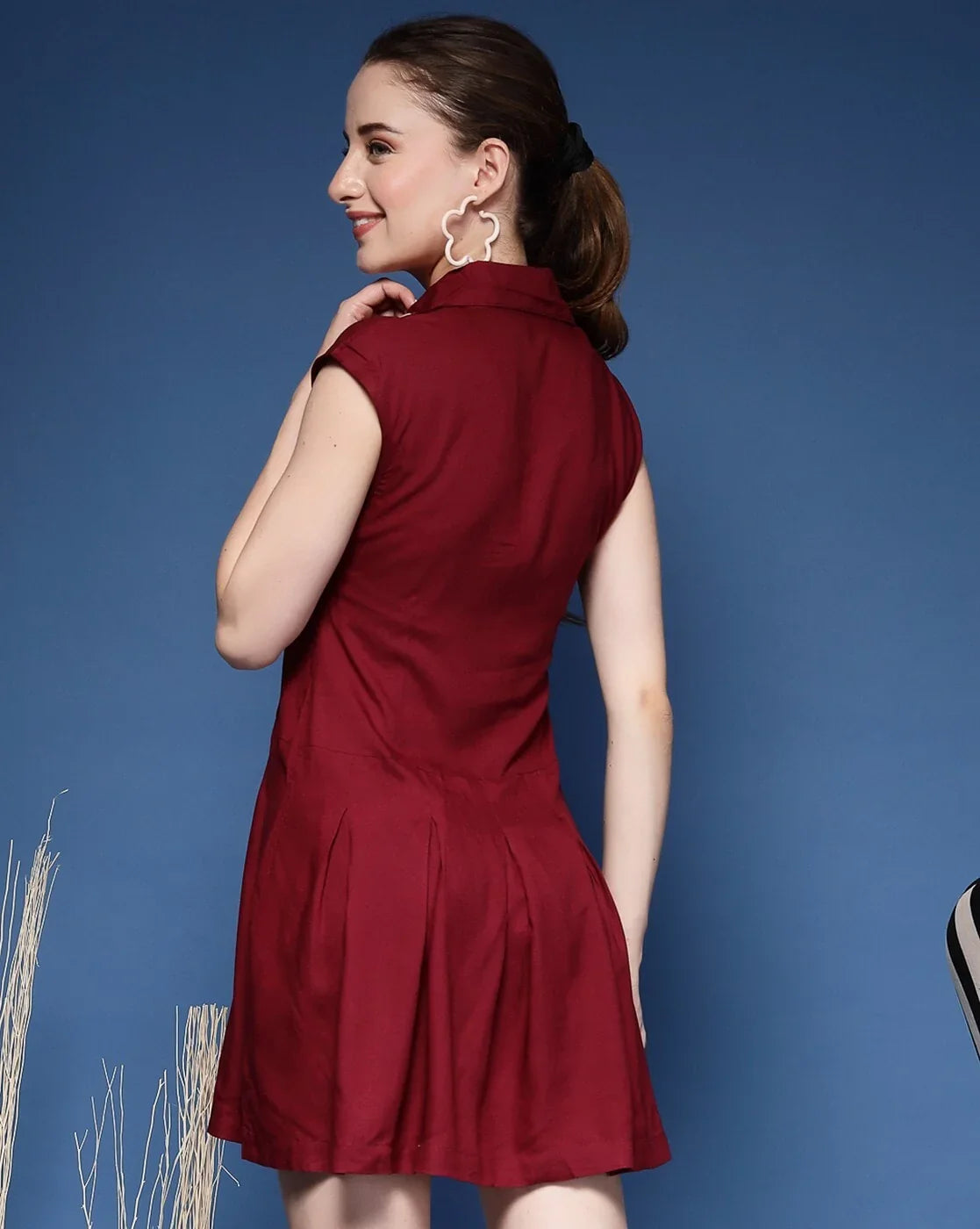 Elegant Muse Sleeveless Mini Dress