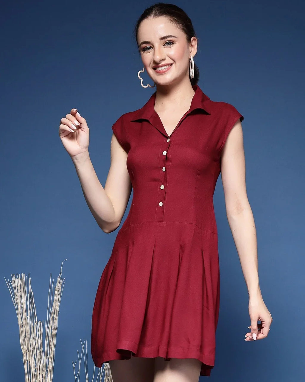 Elegant Muse Sleeveless Mini Dress