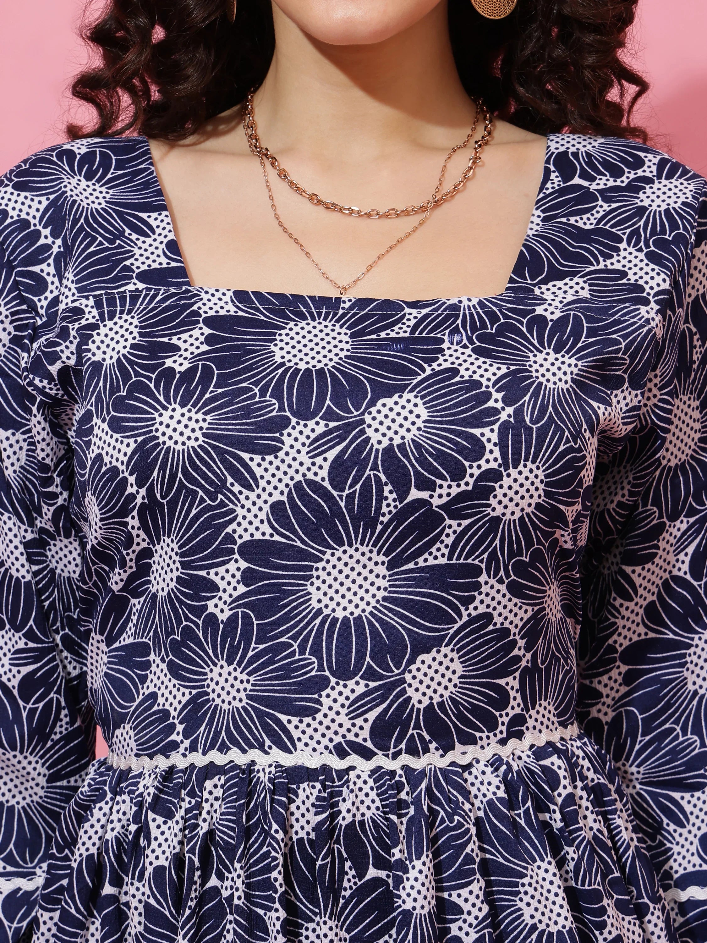 Floral Grace Fit & Flare Maxi Dress