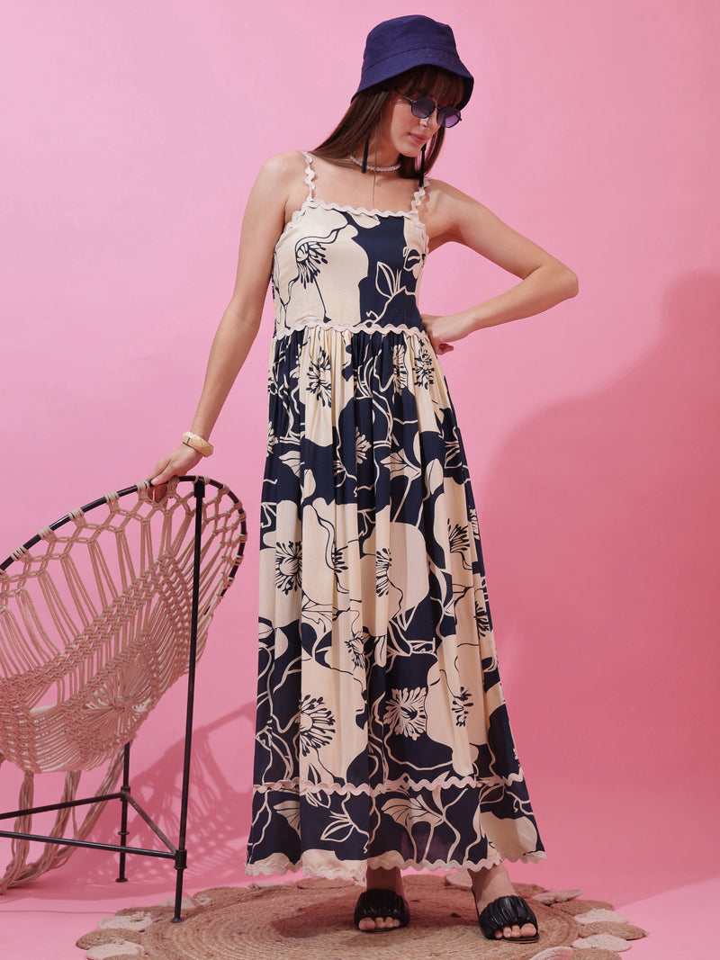 Strappy Charm Fit & Flare Dress