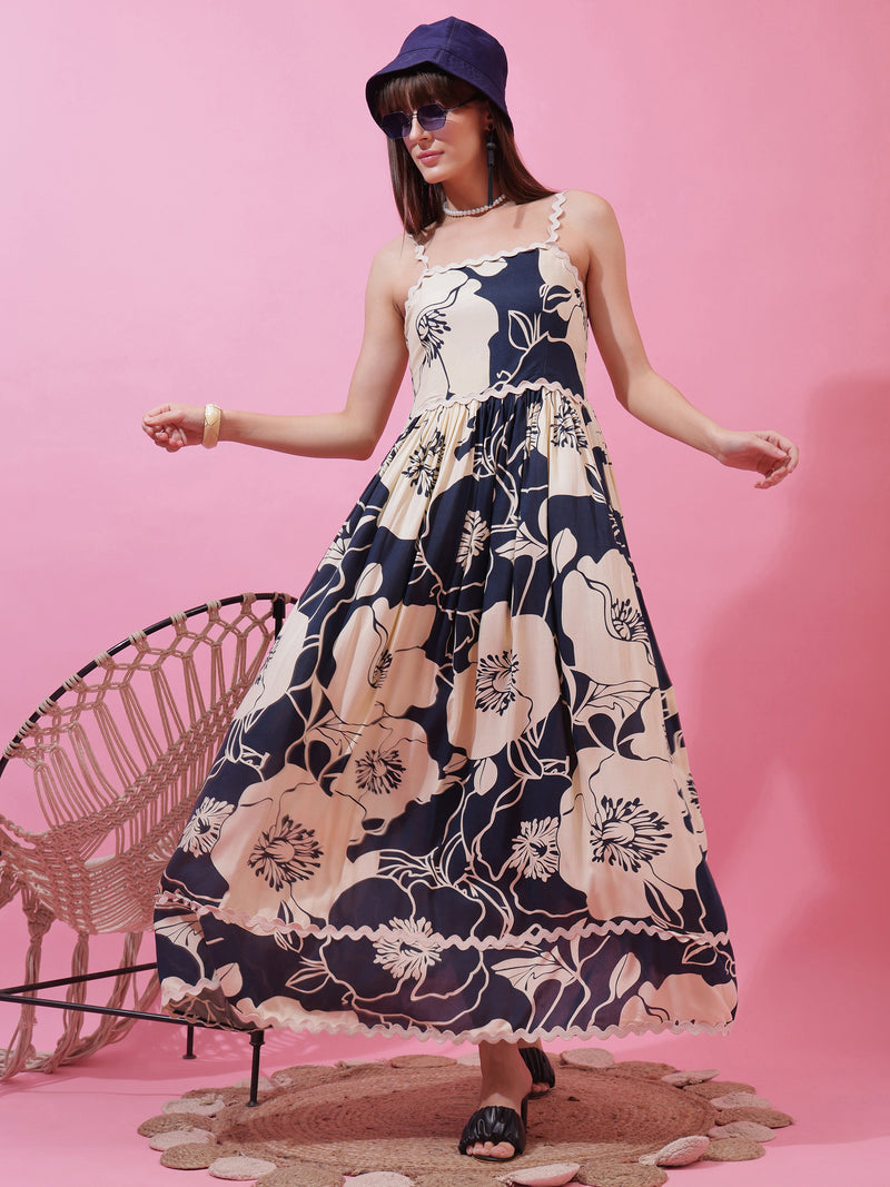 Strappy Charm Fit & Flare Dress