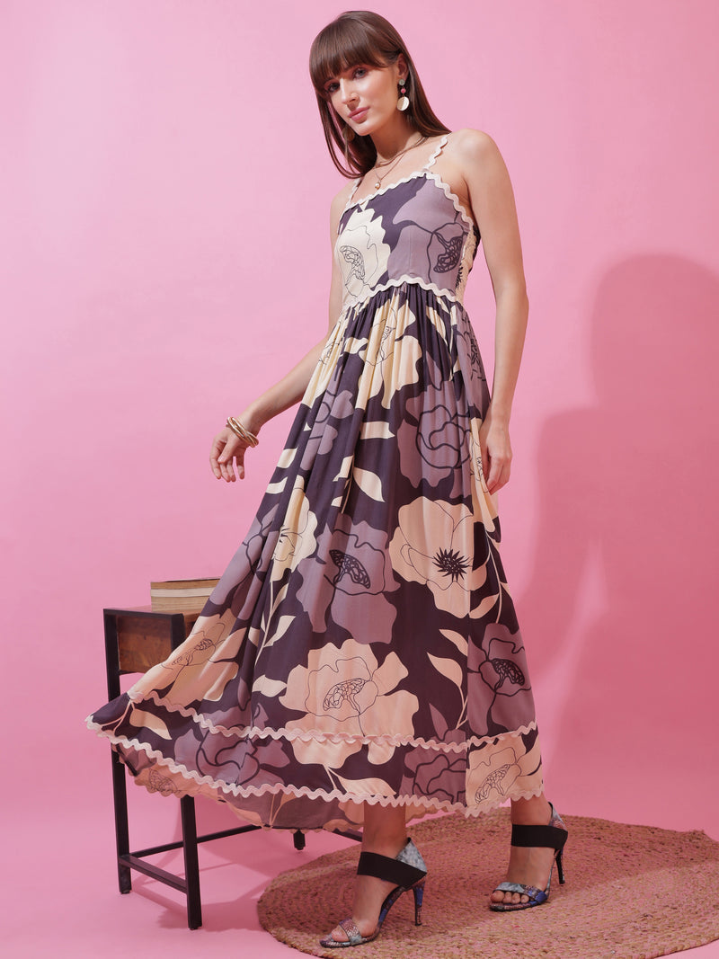 Breezy Straps Fit & Flare Dress