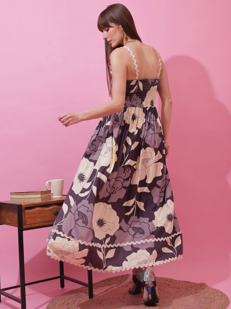 Breezy Straps Fit & Flare Dress