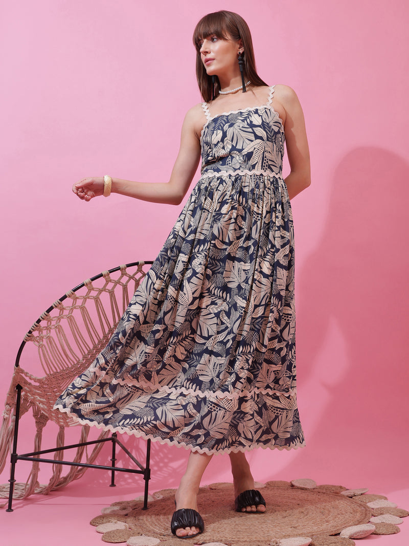 Breezy Charm Spaghetti Dress