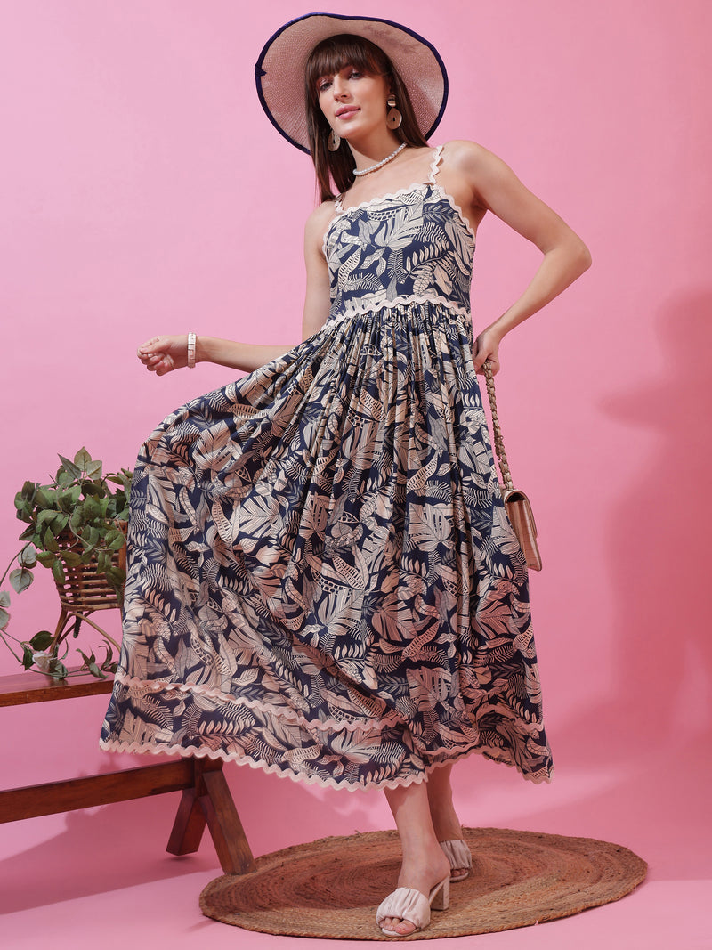 Breezy Charm Spaghetti Dress