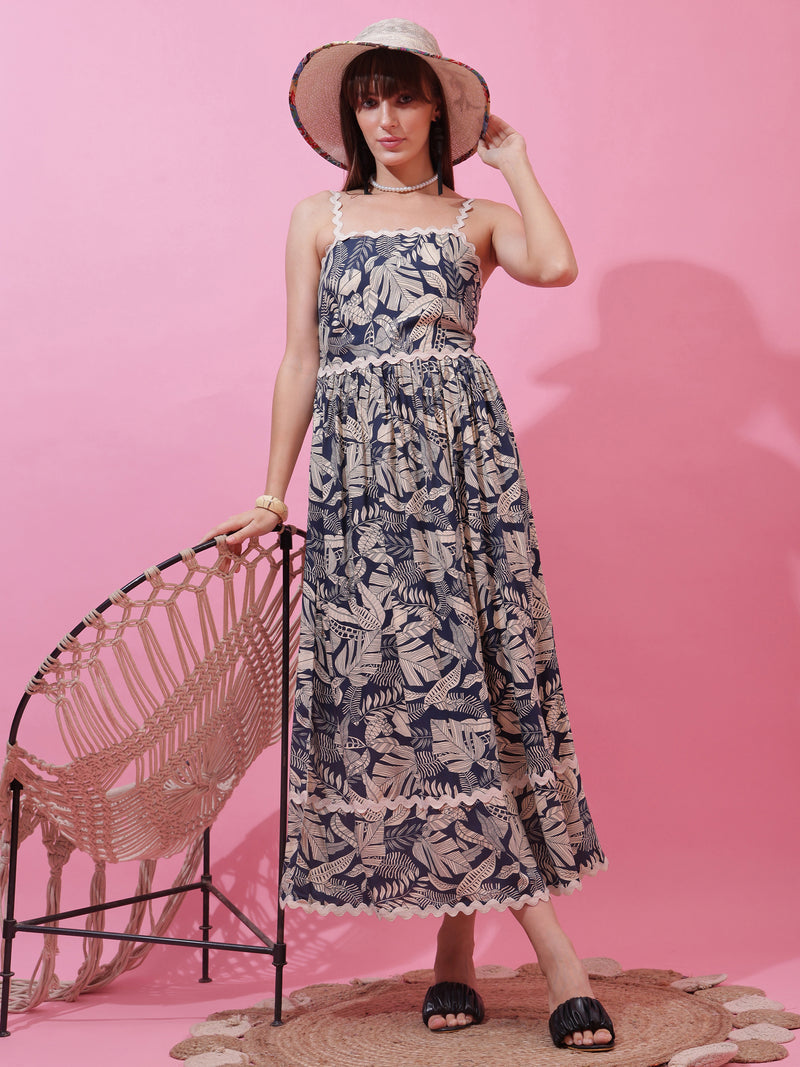 Breezy Charm Spaghetti Dress