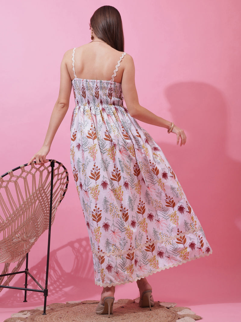 White Whisper Shoulder Strap Maxi Dress