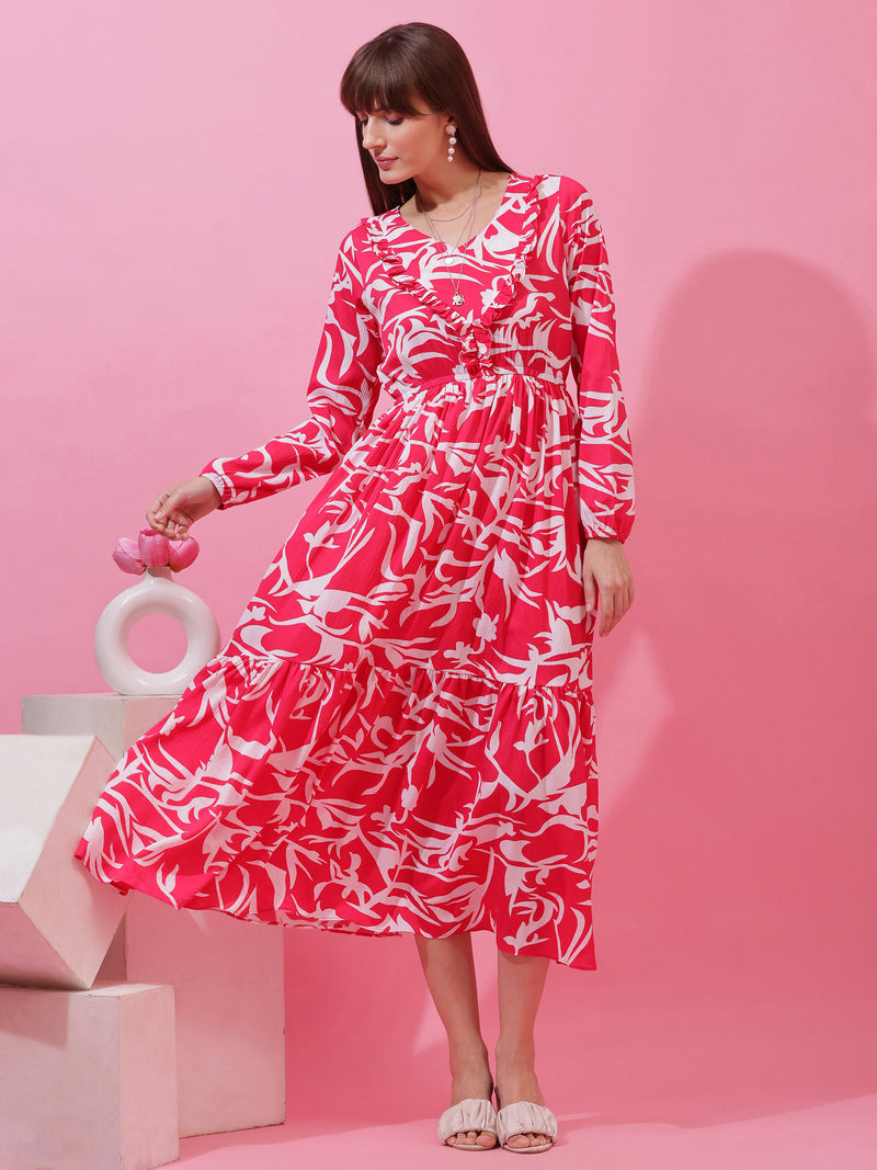 Timeless Charm Fit & Flare Midi Dress