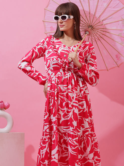 Timeless Charm Fit & Flare Midi Dress