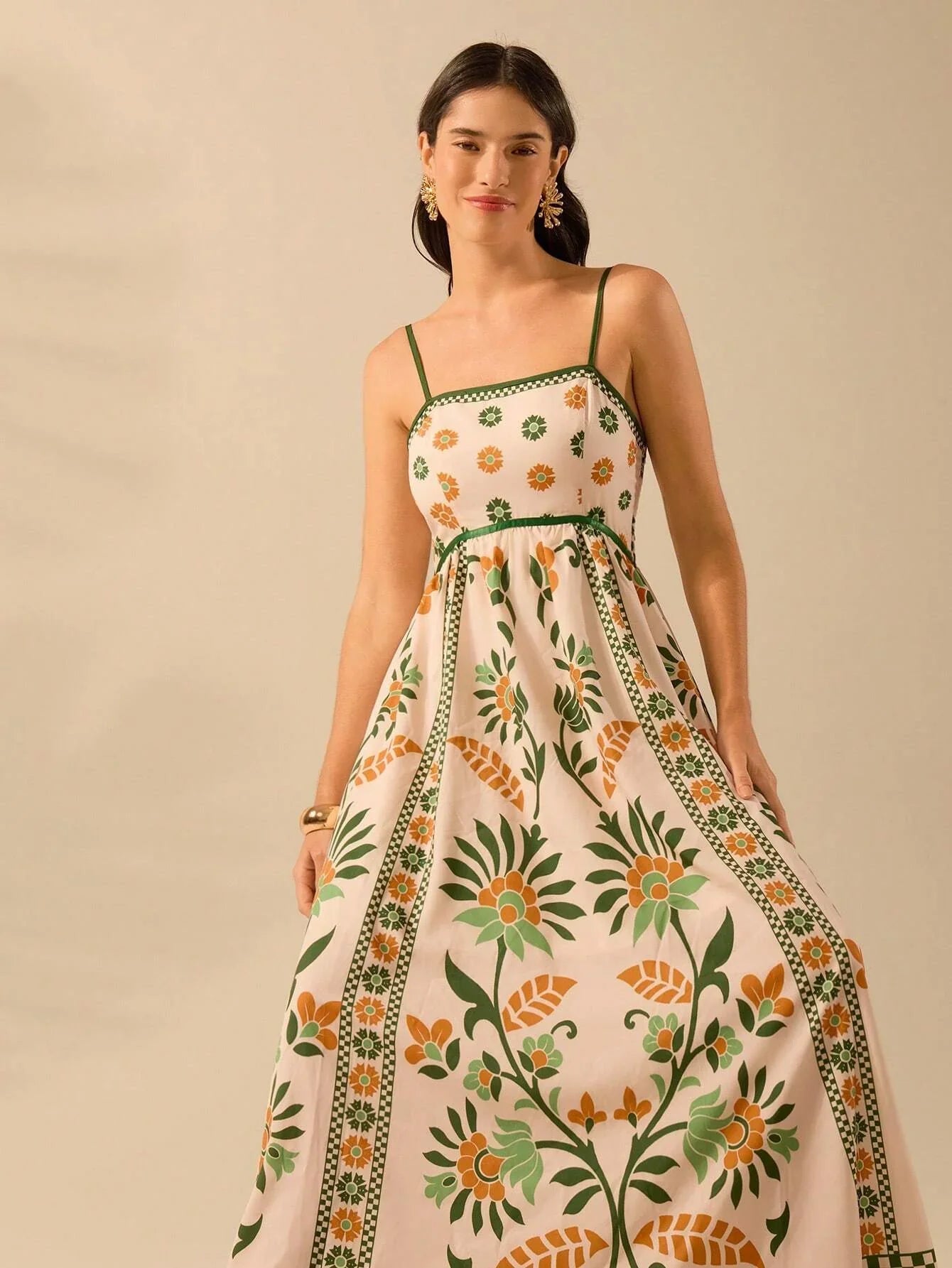 Meadow Bloom Floral Maxi Dress
