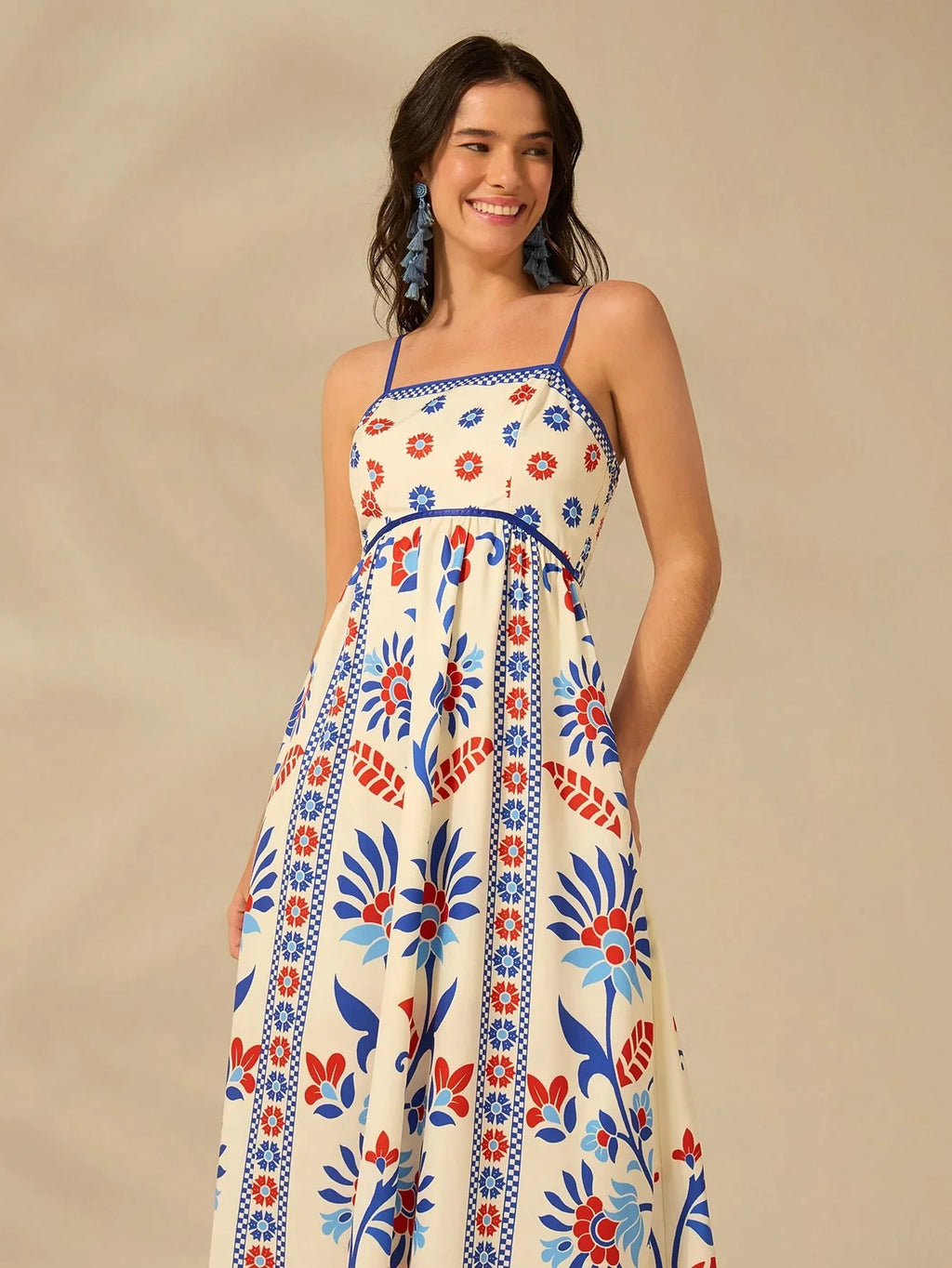 Bluebell Bloom Floral Maxi Dress