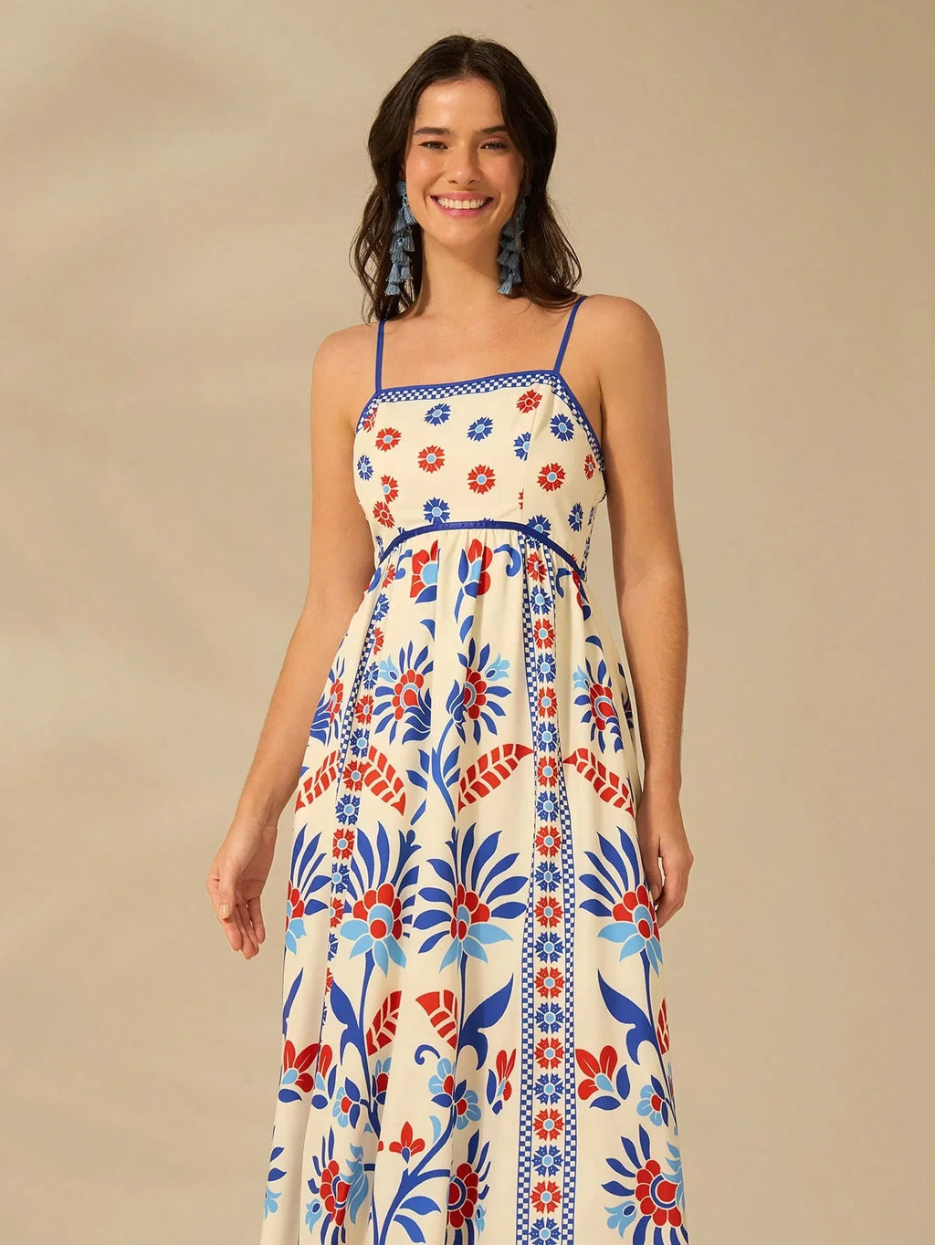 Bluebell Bloom Floral Maxi Dress