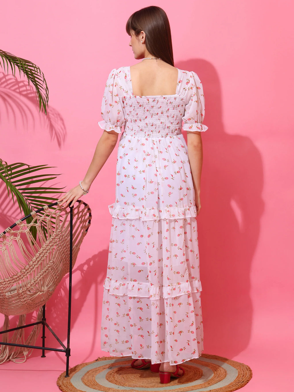 Blossom Whisper Floral Maxi Dress