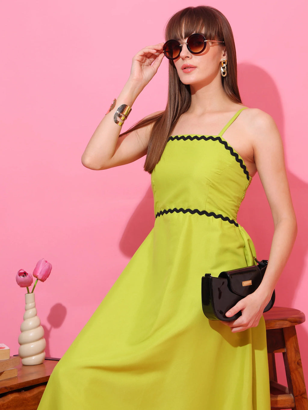Meadow Mist Strappy Maxi Dress