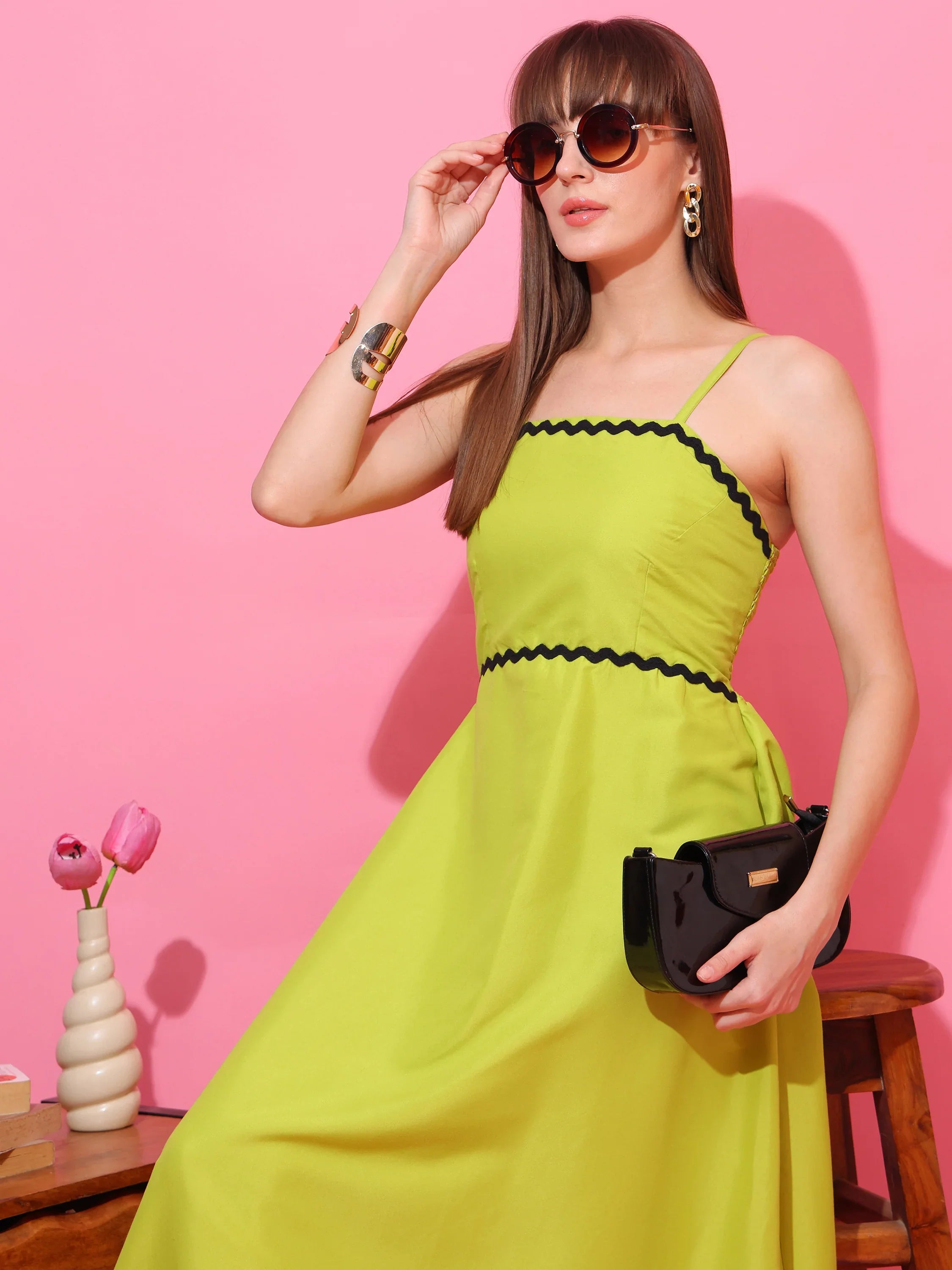 Meadow Mist Strappy Maxi Dress