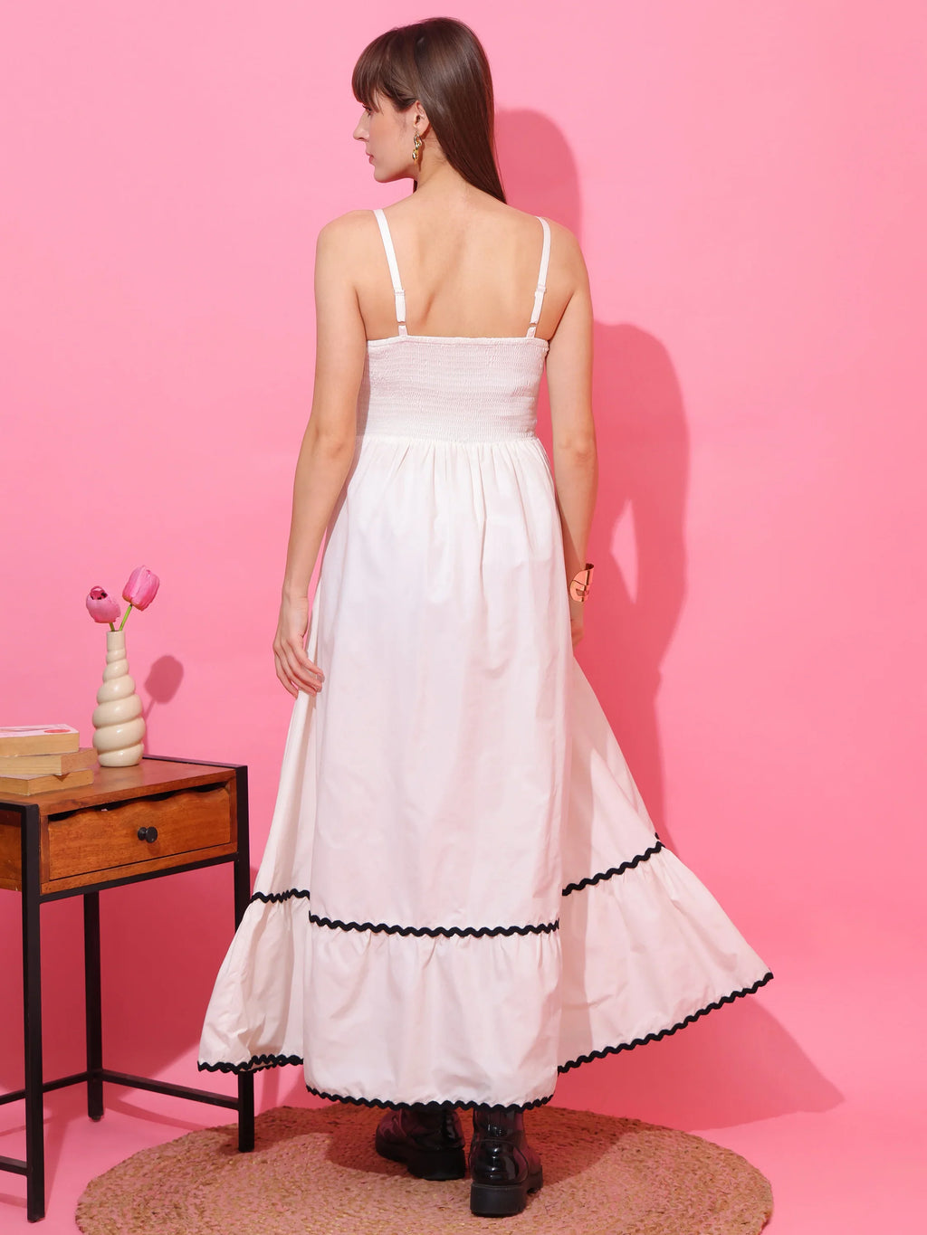 Meadow Mist Strappy Maxi Dress