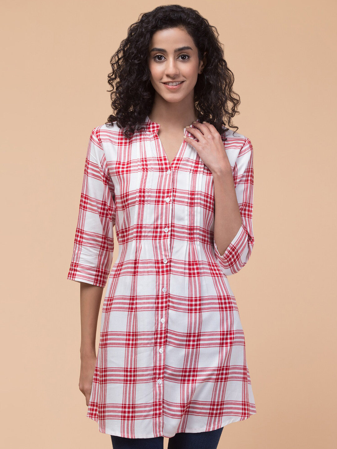 Timeless Check Charm Cotton Tunic