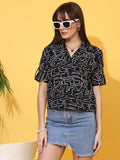 Black Mirage Printed Shirt