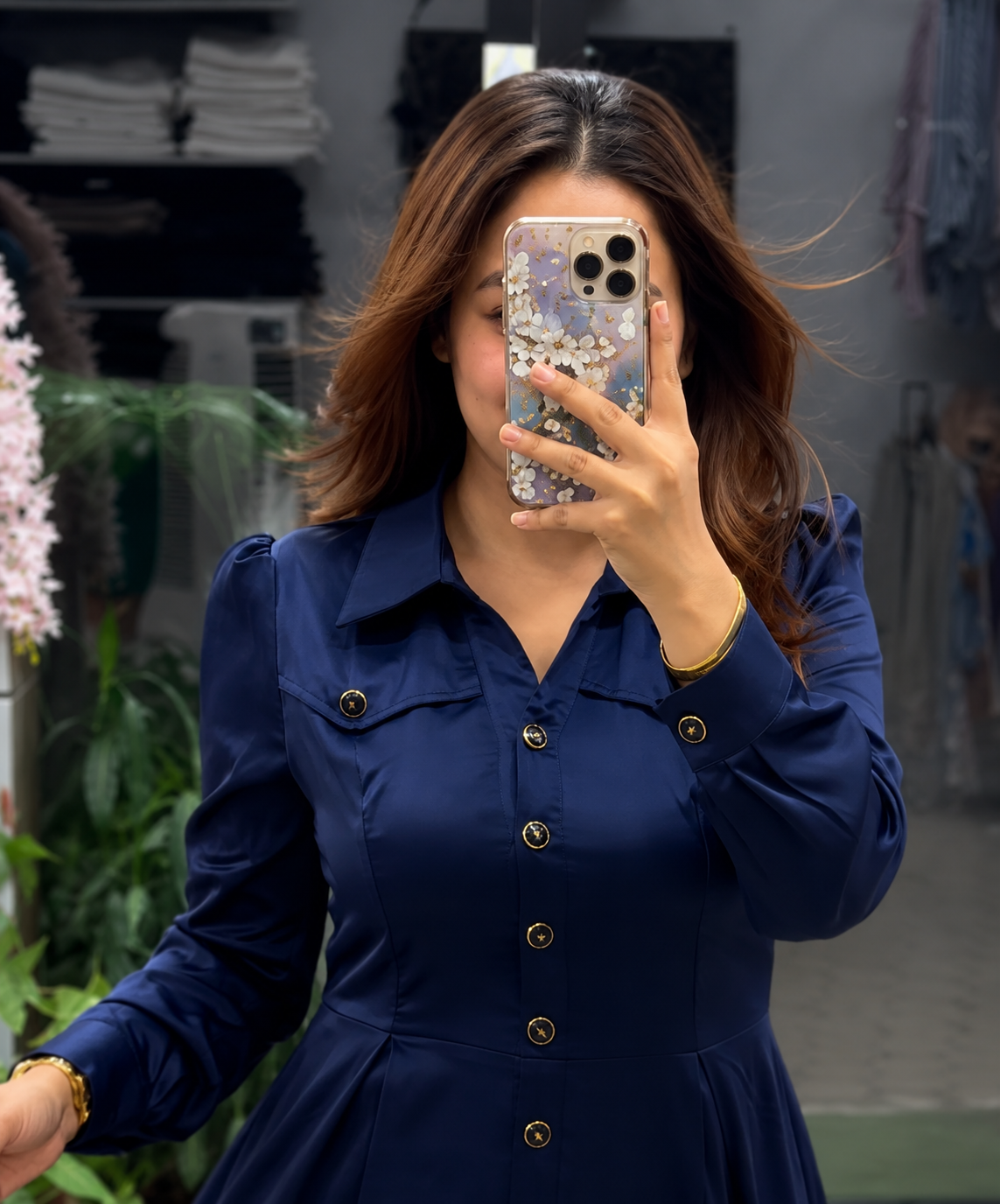 Blue Women's Rayon Dress – Stylish & Comfortable