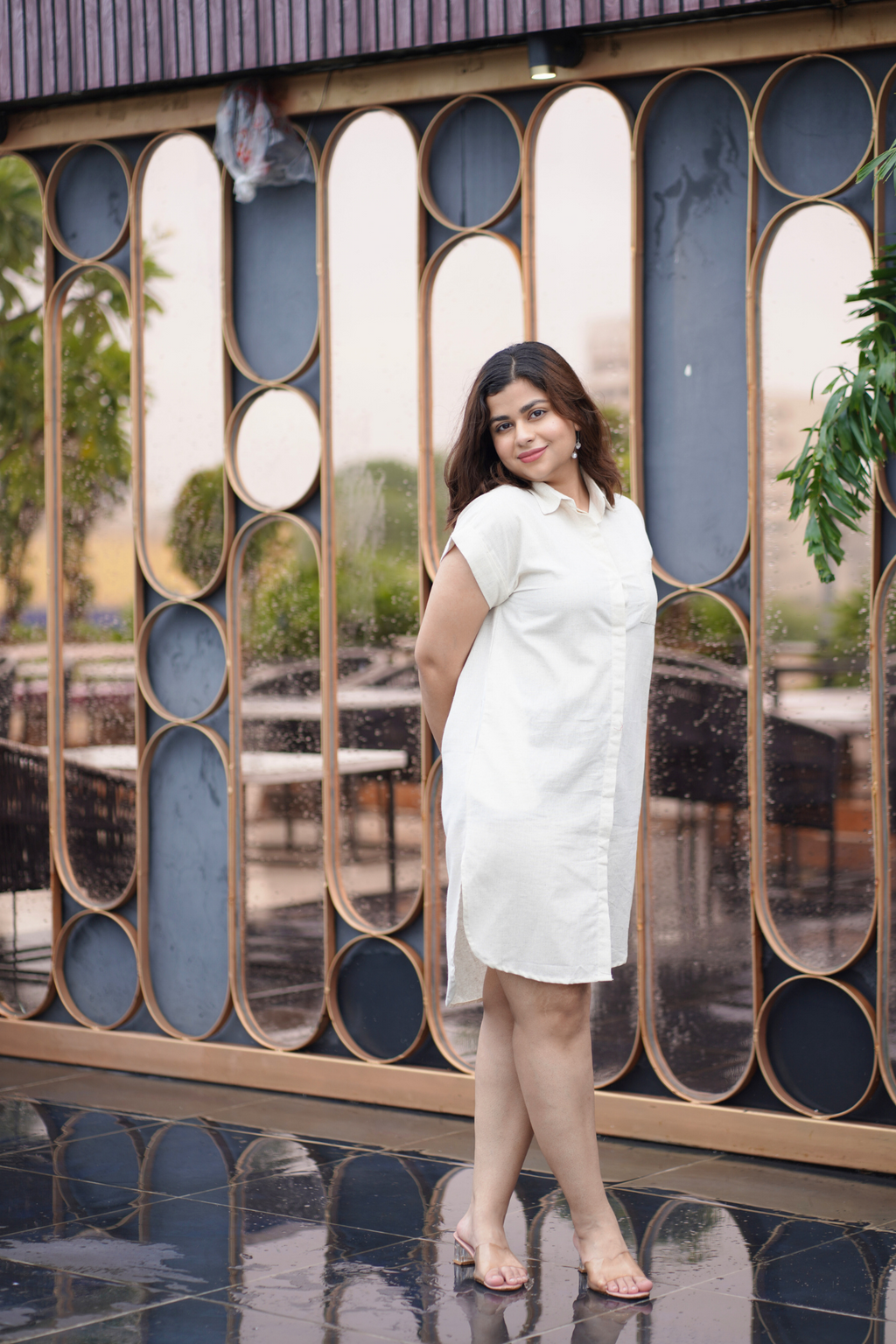Breezy Linen Shirt Dress