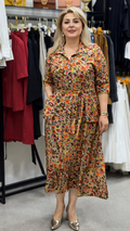 Floral Printed Rayon Dress