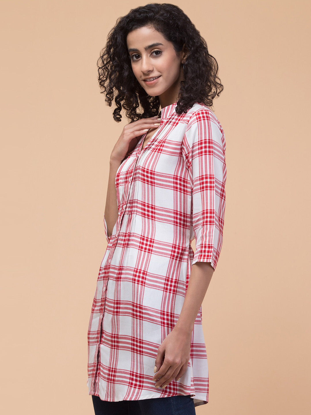 Timeless Check Charm Cotton Tunic