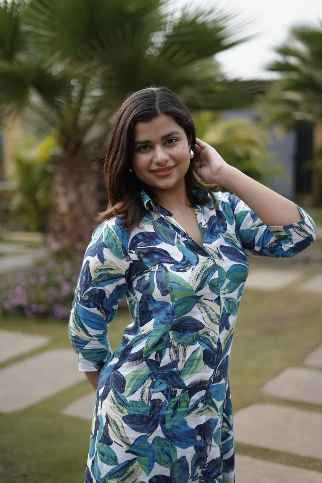 Classic Rayon Shirt Dress