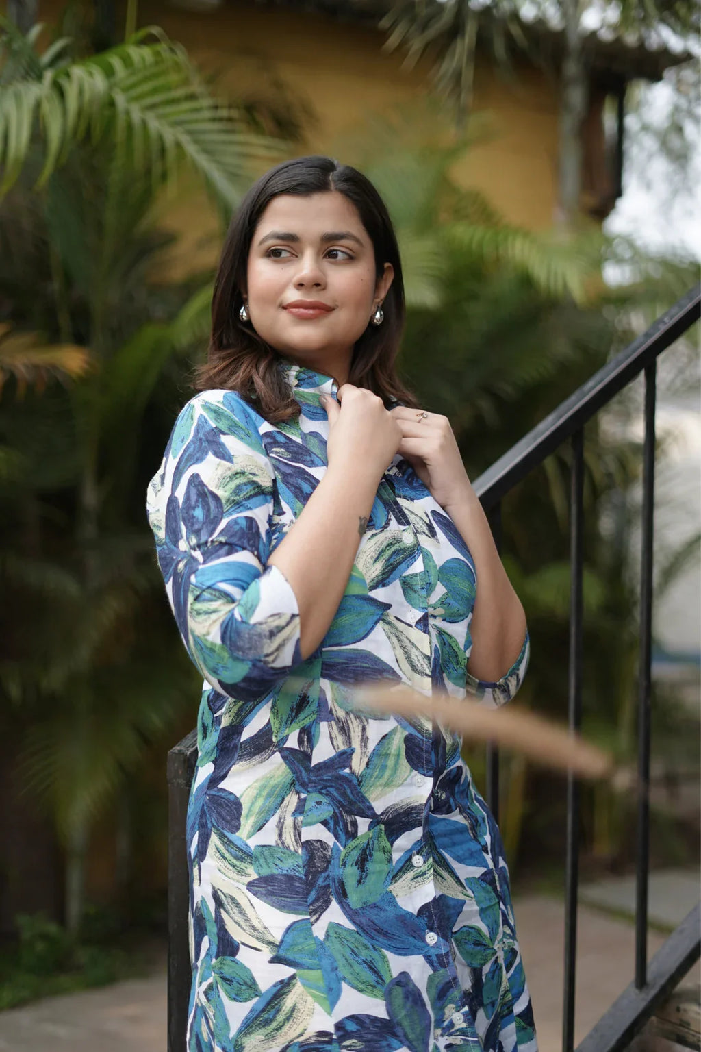 Classic Rayon Shirt Dress