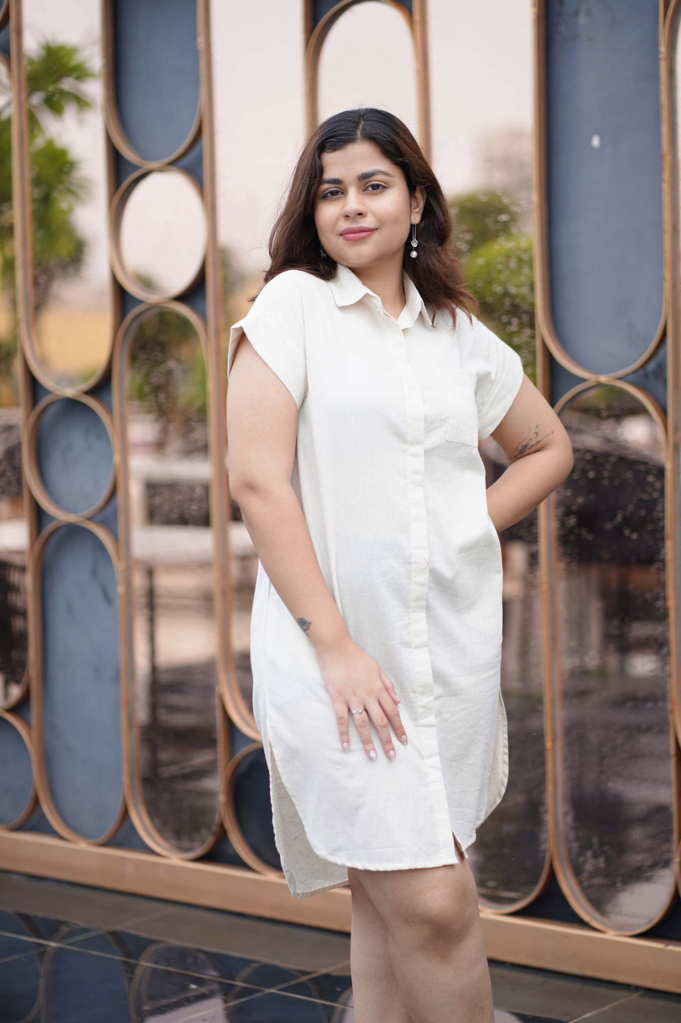 Breezy Linen Shirt Dress