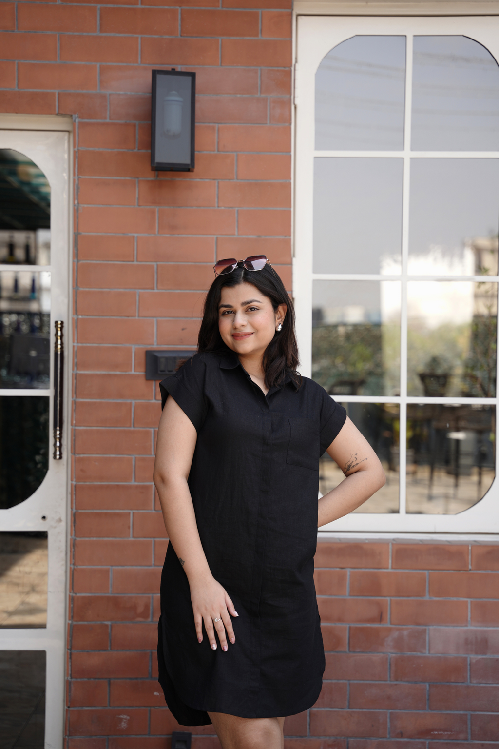 Breezy Linen Shirt Dress