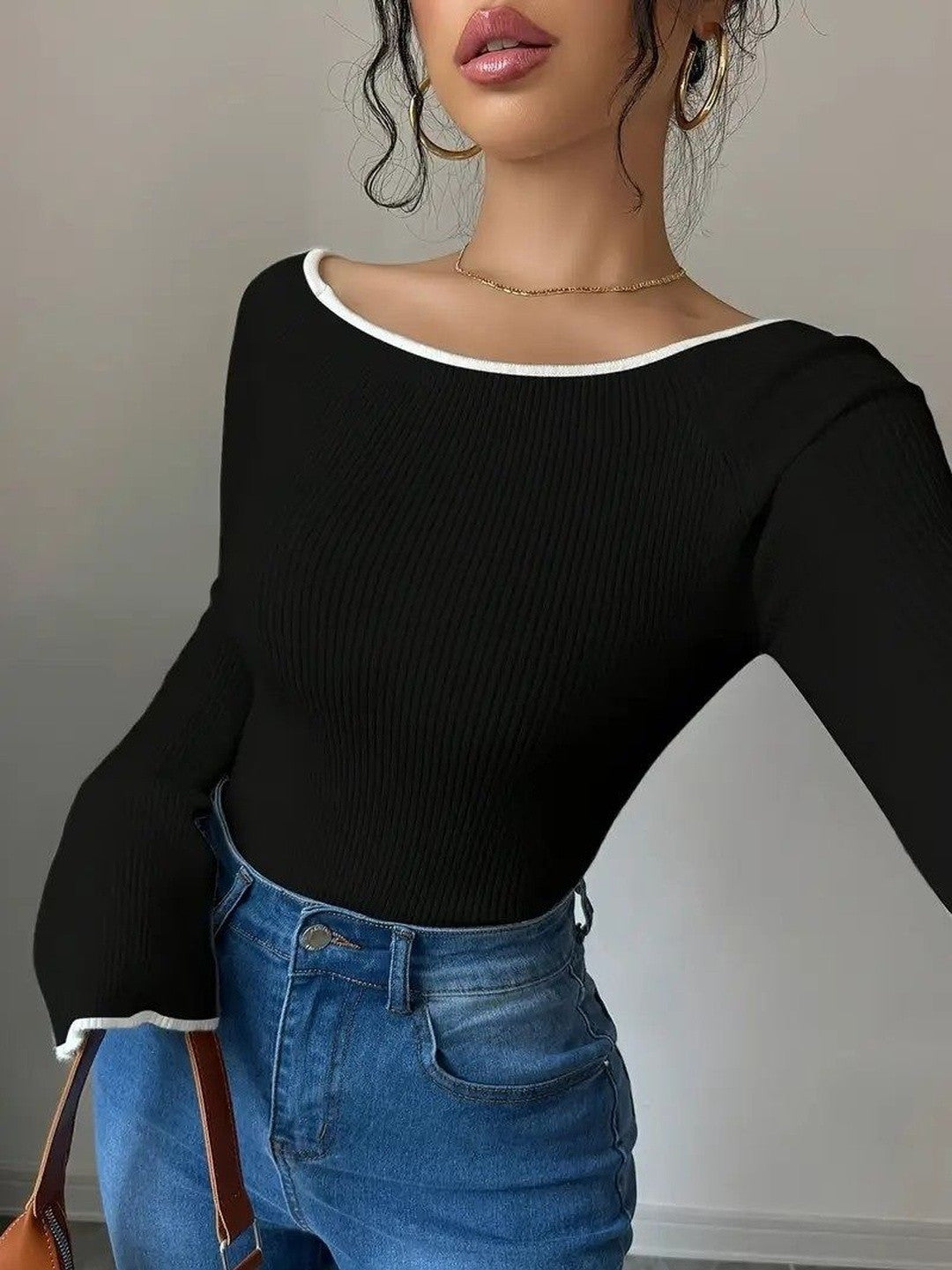 Midnight Muse Boat Neck Top