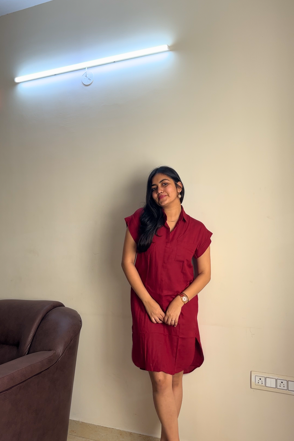 Breezy Linen Shirt Dress