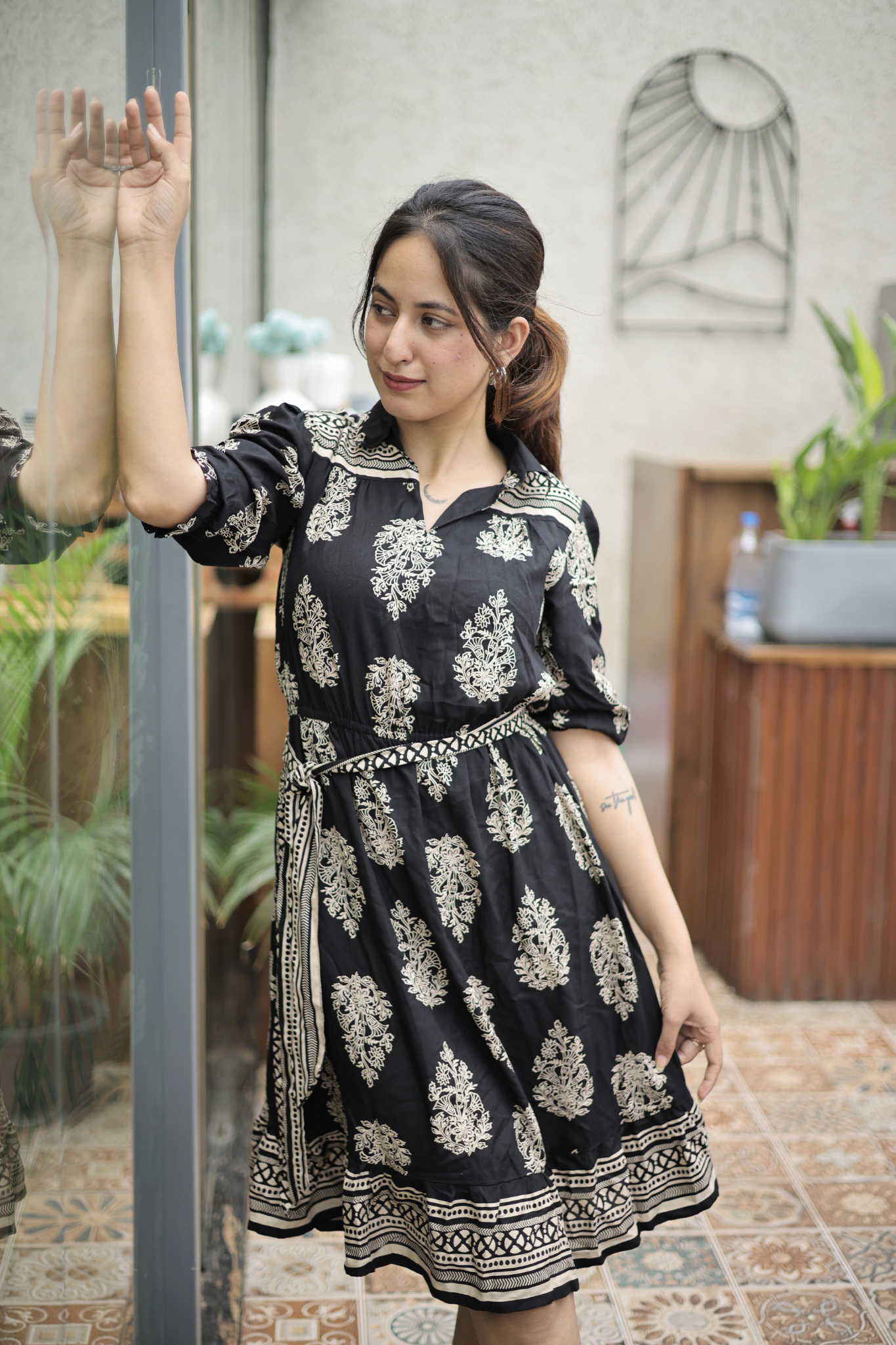 Radiant Rayon Casual Chic Dress