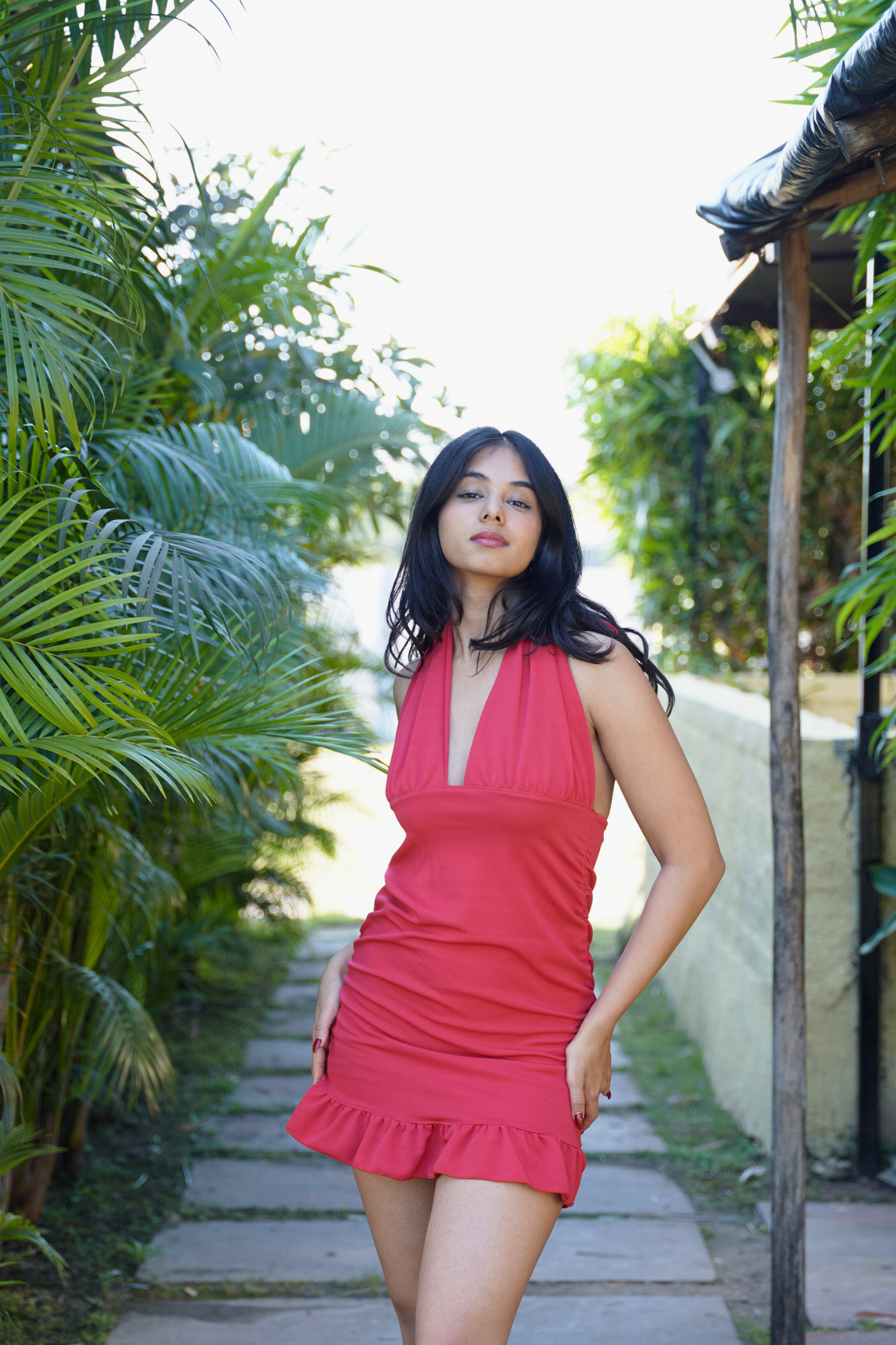 Scarlet Allure Mini Bodycon Dress