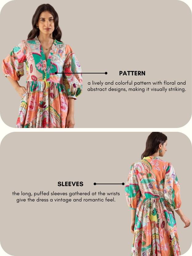 Blush Meadow Fit and Flare Maxi Dress