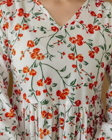 Sunshine Floral Elegance Maxi Dress