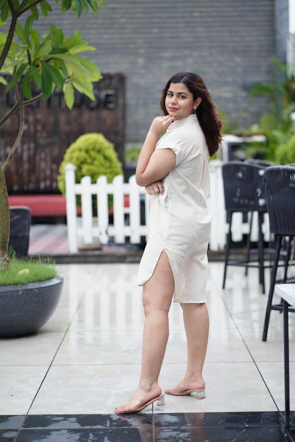 Breezy Linen Shirt Dress