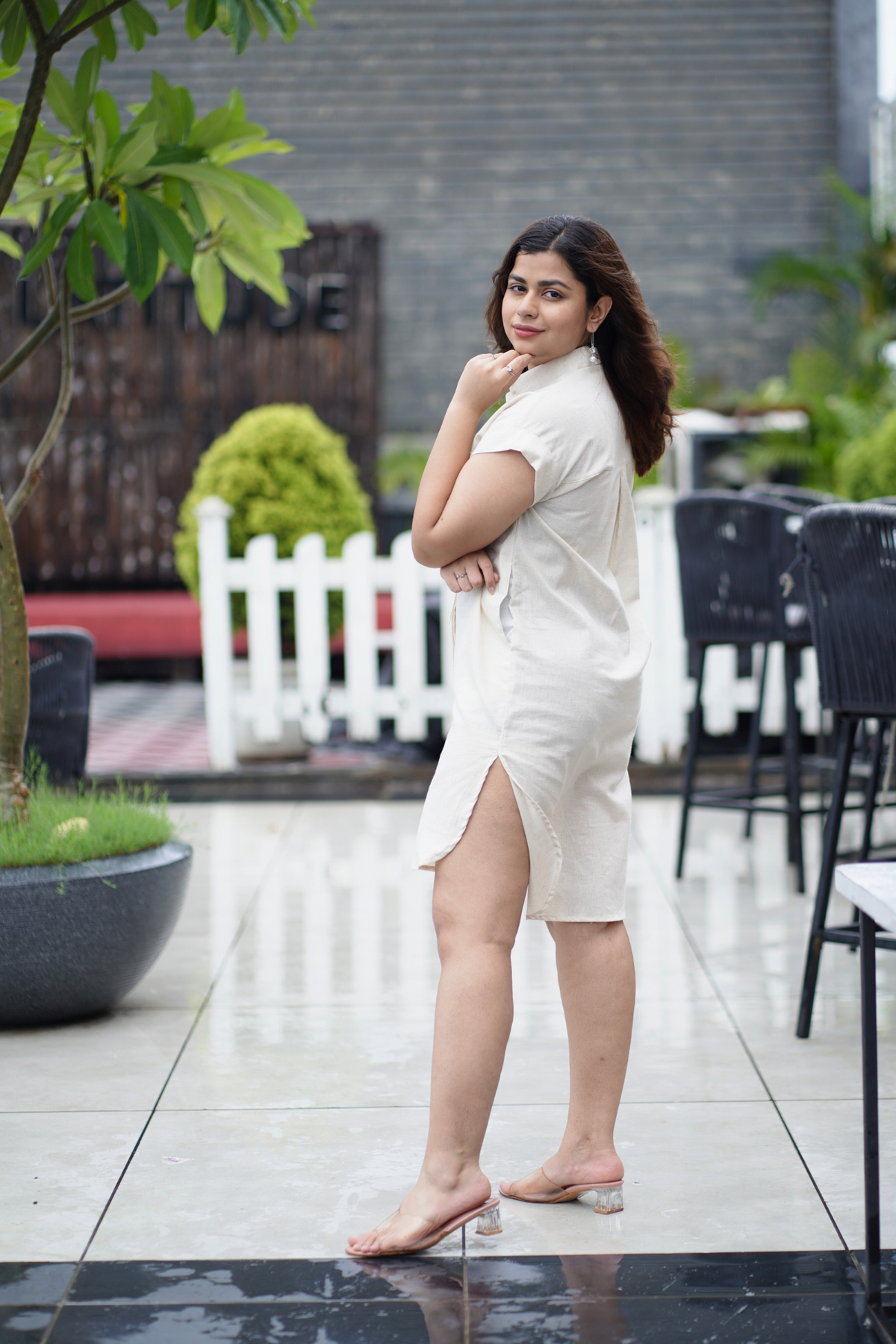 Breezy Linen Shirt Dress