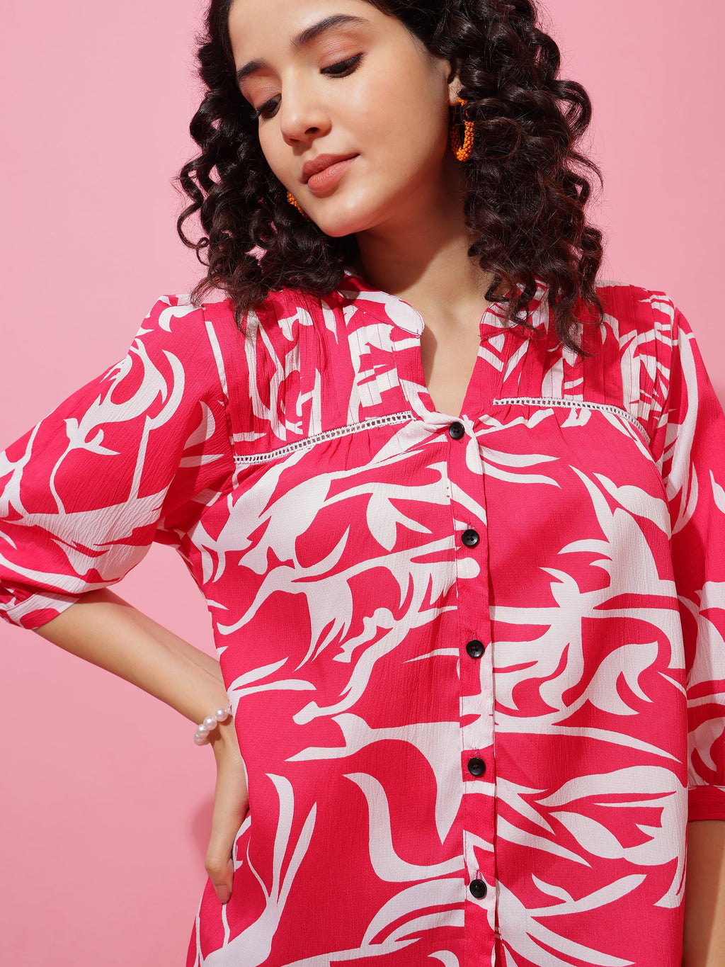 Blush Charm Printed Top