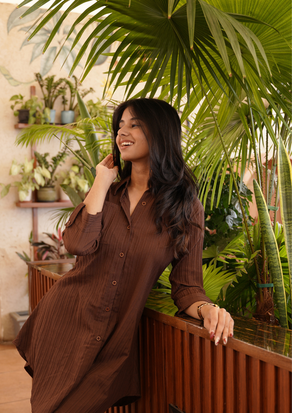 Chic Collared Shirt Dress