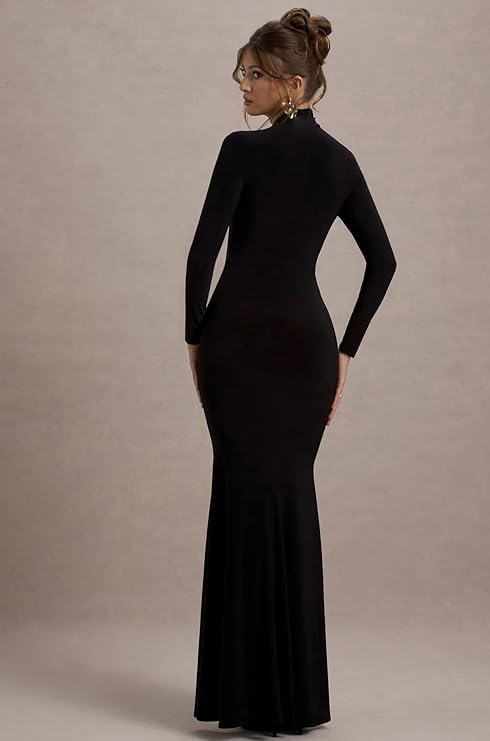Obsidian Allure Bodycon Dress