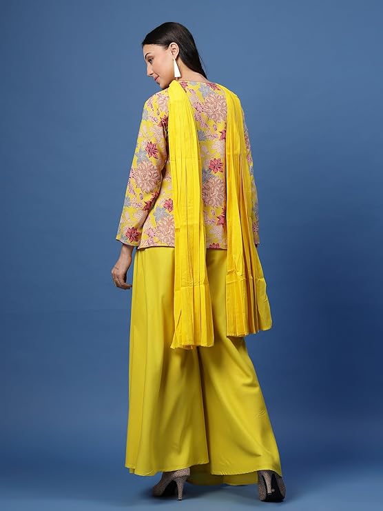 Sunshine Blossom Floral Kurta Set