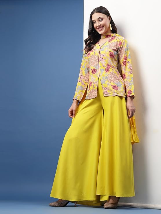 Sunshine Blossom Floral Kurta Set
