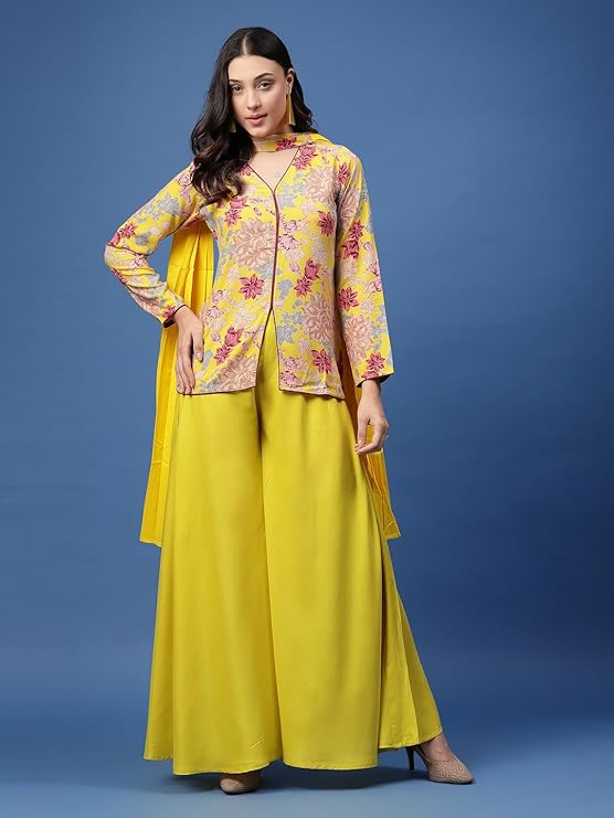 Sunshine Blossom Floral Kurta Set
