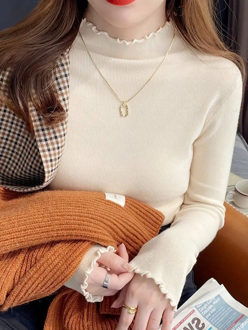 Minimalist Chic High Neck Top