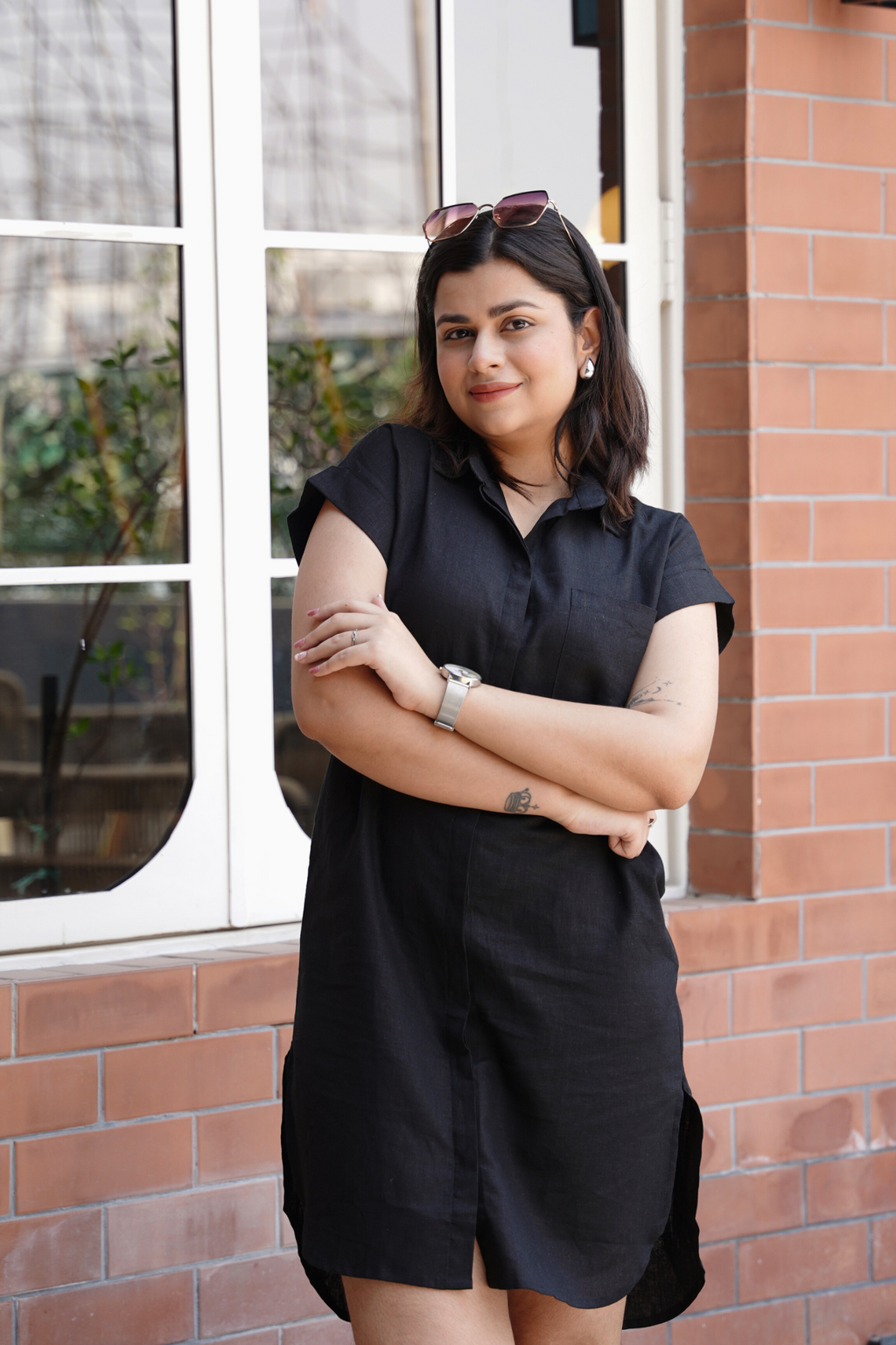 Breezy Linen Shirt Dress