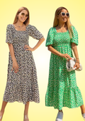 Classy Printed Maxi Dress Combo 2