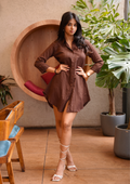 Chic Collared Shirt Dress